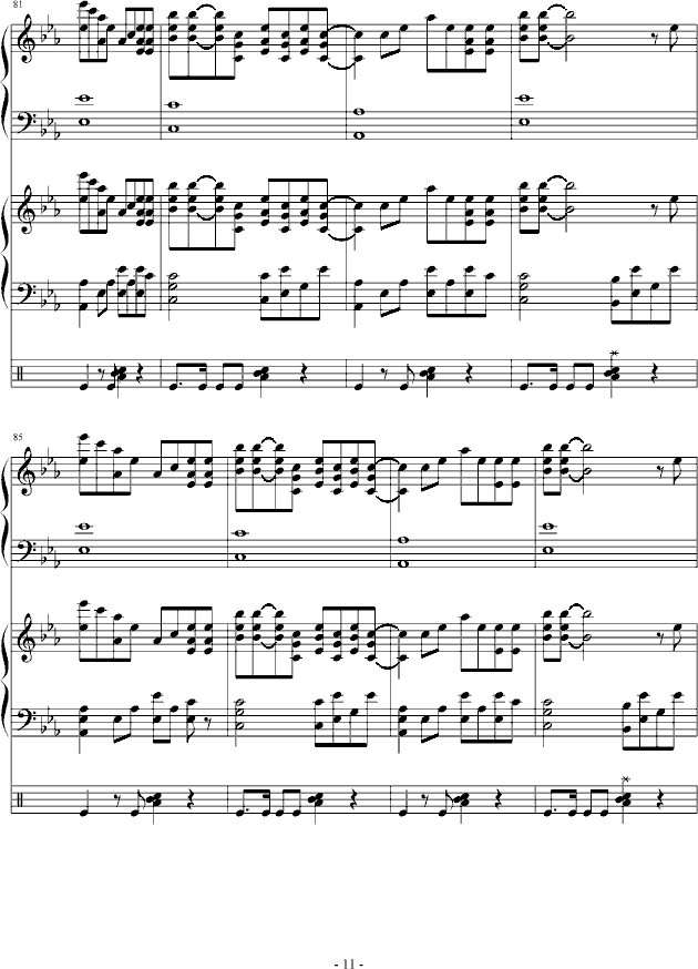 Apolpgize(钢琴谱)11