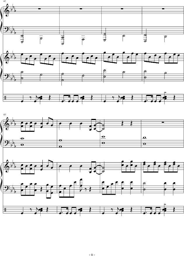 Apolpgize(钢琴谱)6