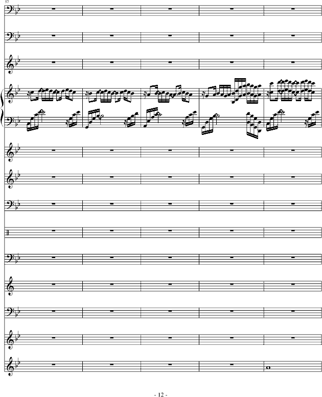 悲伤奏鸣曲(钢琴谱)12