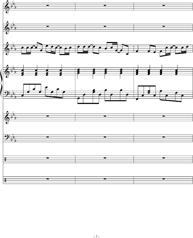 想到你我就会流泪(钢琴谱)7