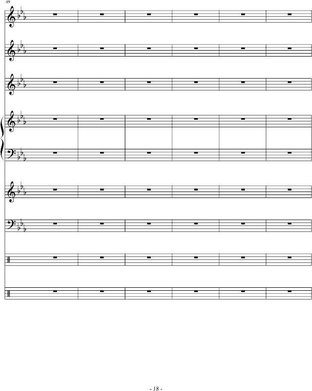 想到你我就会流泪(钢琴谱)18