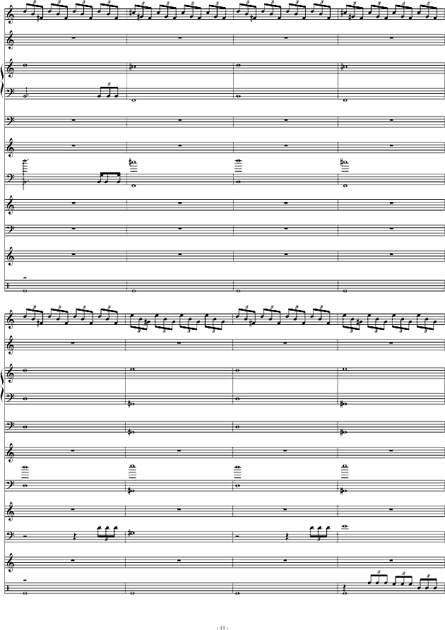 哭泣的死神(钢琴谱)15