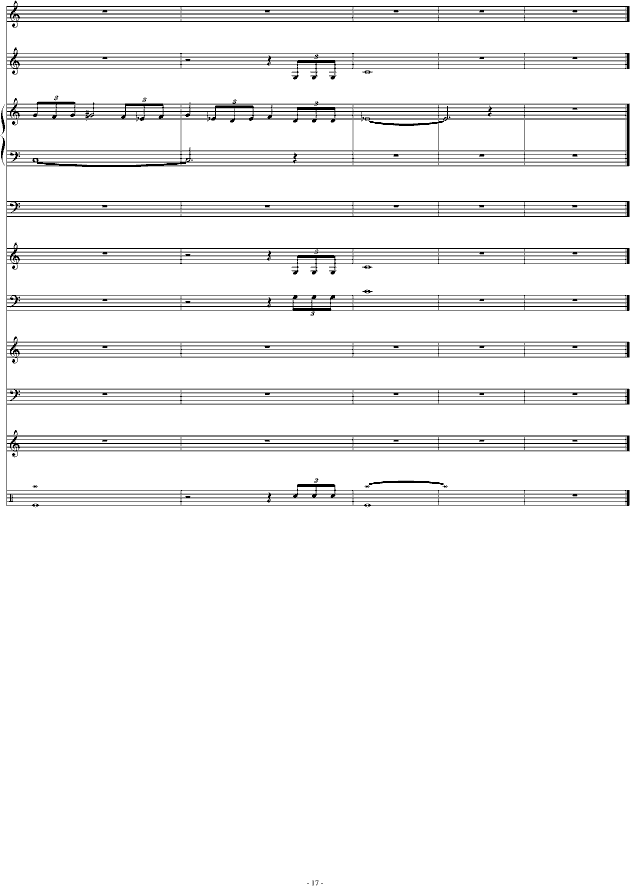 哭泣的死神(钢琴谱)17
