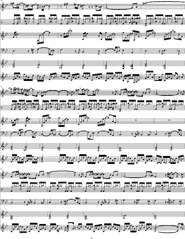 Quite Quite(钢琴谱)6