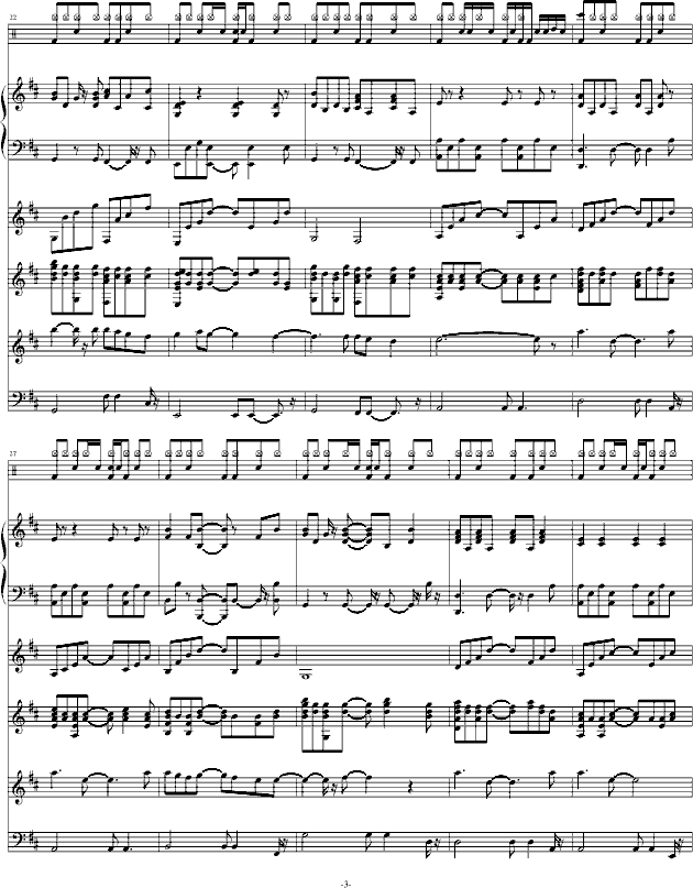 The Memory of Your Smile(钢琴谱)3