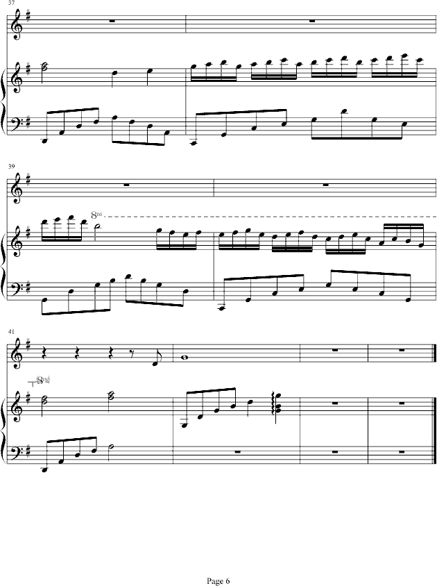 思念你我很幸福(钢琴谱)6