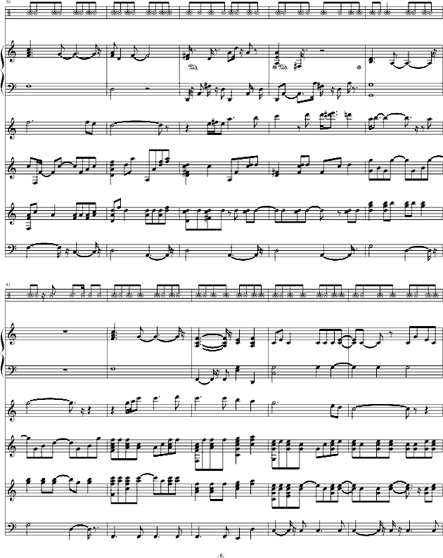 No one But me(钢琴谱)8