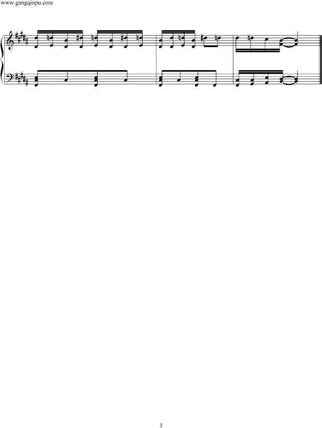 即兴爵士曲(钢琴谱)3