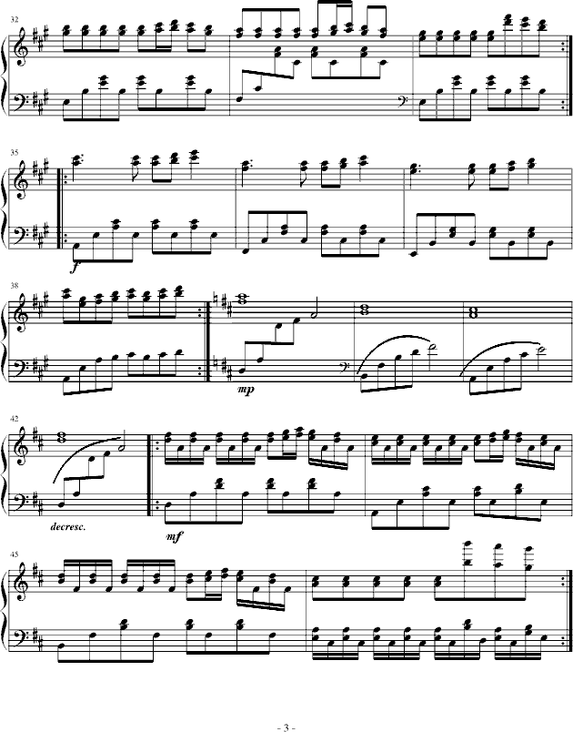 紫色的忧伤(钢琴谱)3