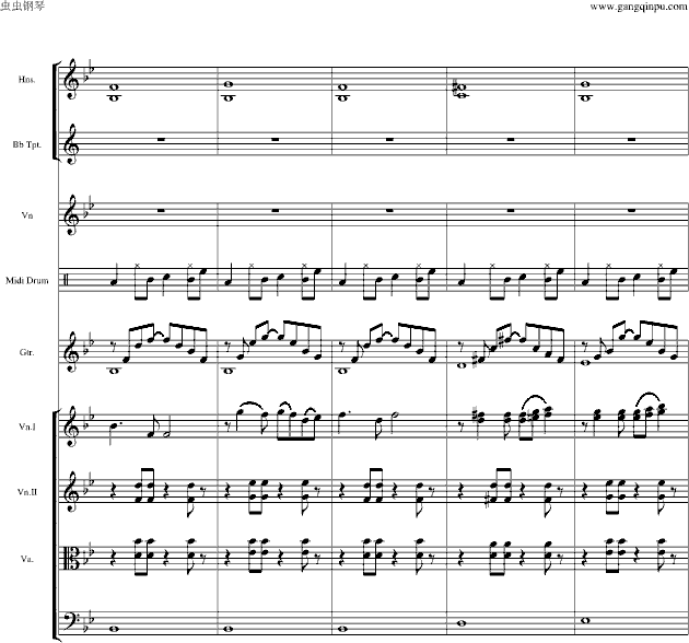 海港灯塔(钢琴谱)3