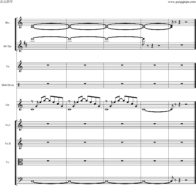海港灯塔(钢琴谱)13