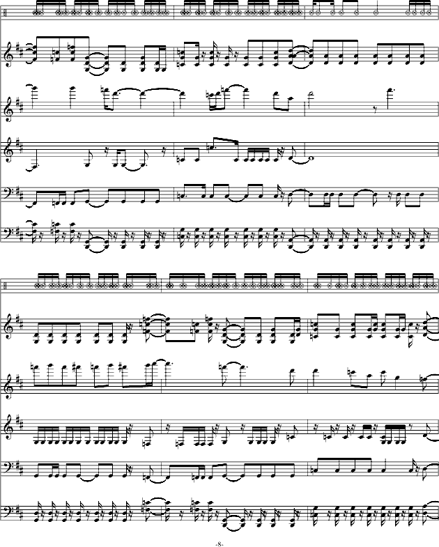 Into the Machine(钢琴谱)8