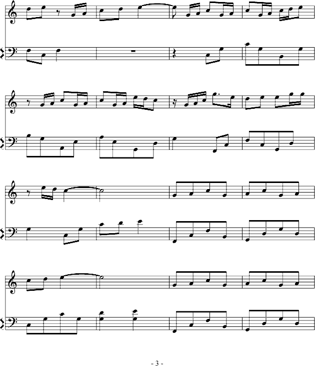 花满楼(钢琴谱)3