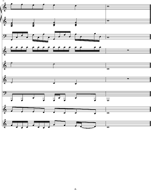 我不知道（演奏版）(钢琴谱)6