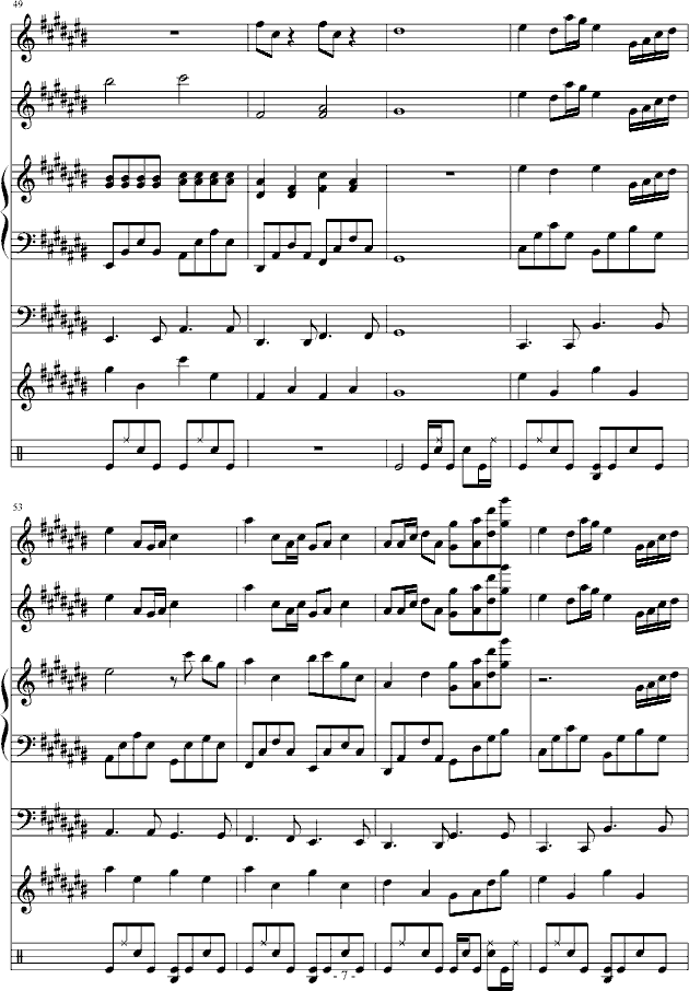 踏花归去马蹄香(钢琴谱)7