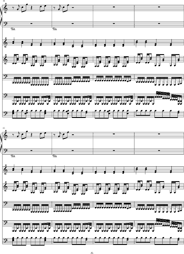 JUMP(朋克风格)(钢琴谱)6