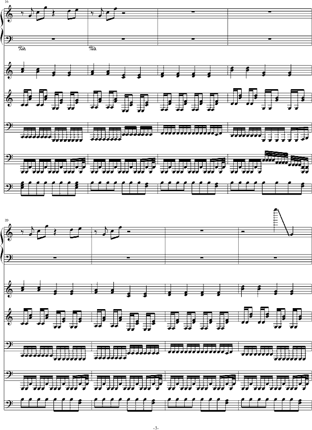 JUMP(朋克风格)(钢琴谱)3