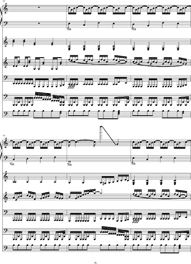 JUMP(朋克风格)(钢琴谱)9