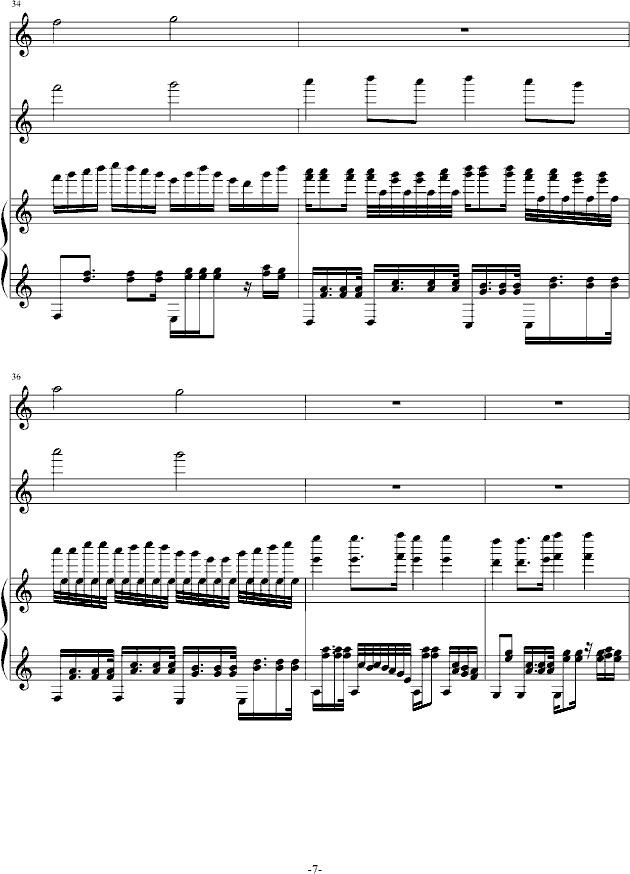 星之小舞曲(钢琴谱)7