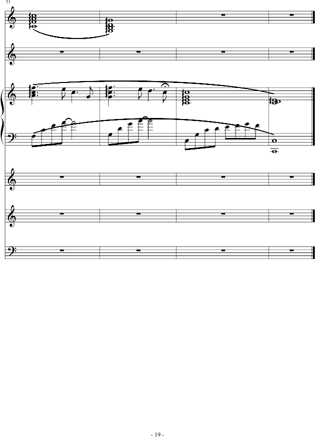 思念(钢琴谱)19