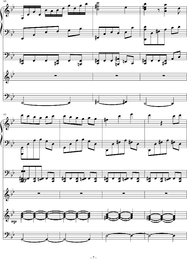 冰冻的心(钢琴谱)7