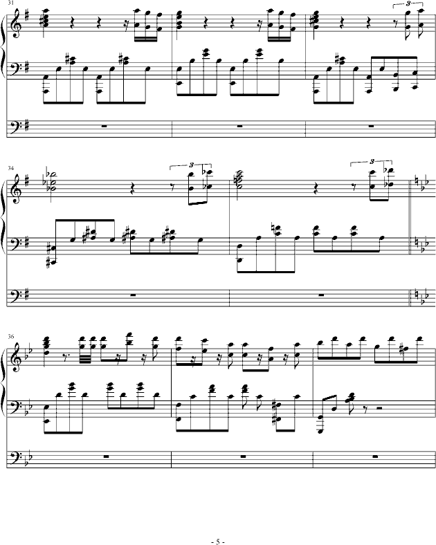 焕殇2——血色童年(钢琴谱)5