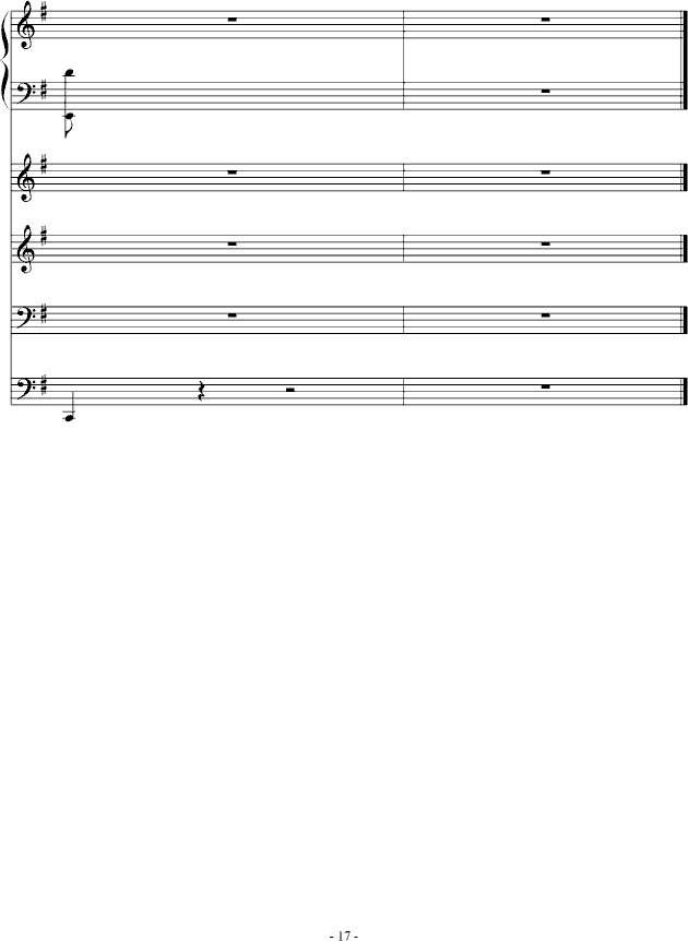 白色忧伤(钢琴谱)17