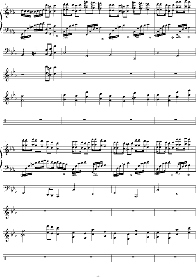 亡灵男孩(钢琴谱)3