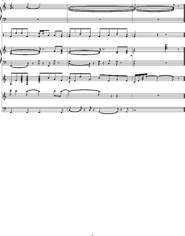 the summer day(钢琴谱)8