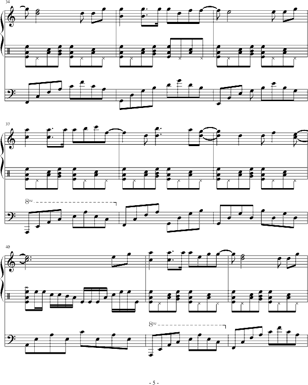 寻找拿破仑(钢琴谱)5