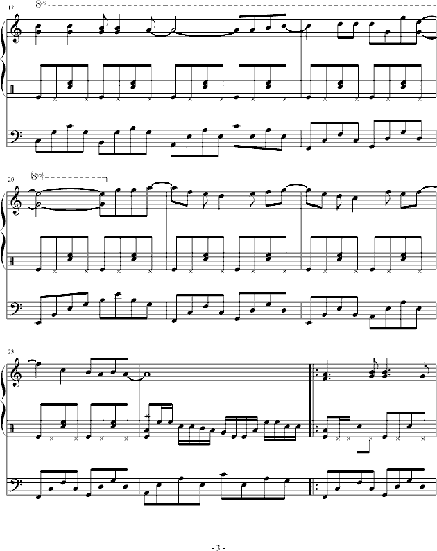 寻找拿破仑(钢琴谱)3