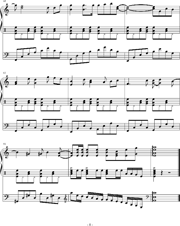 寻找拿破仑(钢琴谱)8