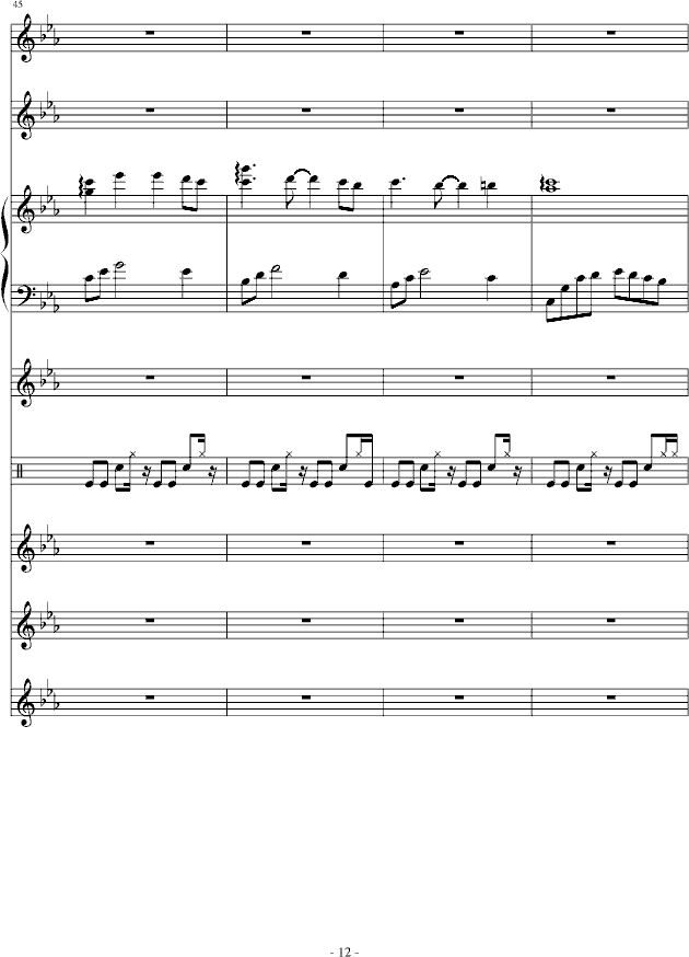 Gothic Clown(钢琴谱)12
