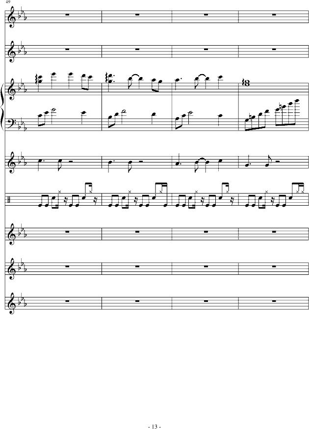 Gothic Clown(钢琴谱)13