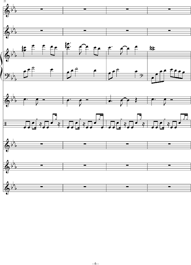 Gothic Clown(钢琴谱)6