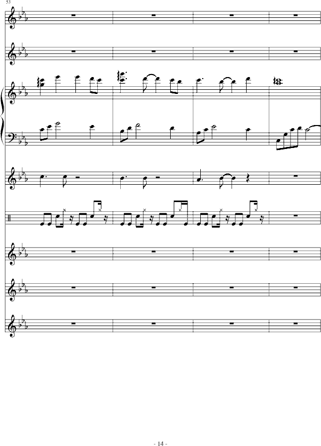 Gothic Clown(钢琴谱)14