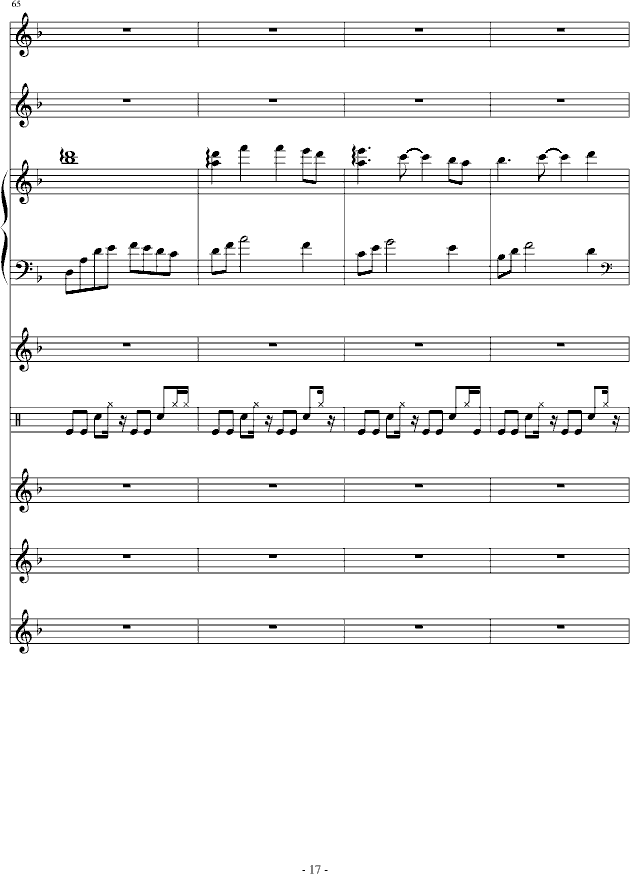 Gothic Clown(钢琴谱)17