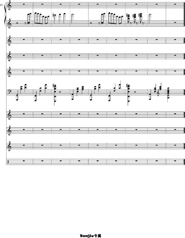 贝克街的夜晚(钢琴谱)13