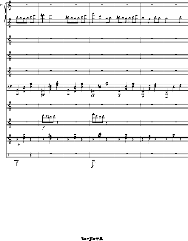 贝克街的夜晚(钢琴谱)3