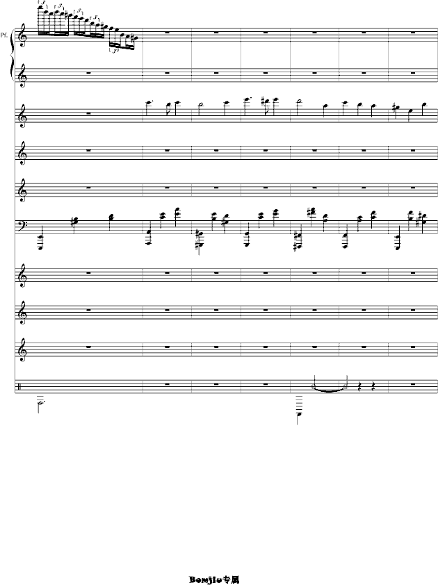 贝克街的夜晚(钢琴谱)5