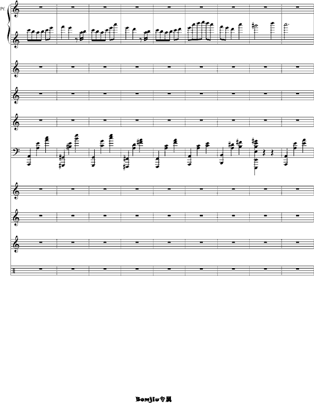 贝克街的夜晚(钢琴谱)12