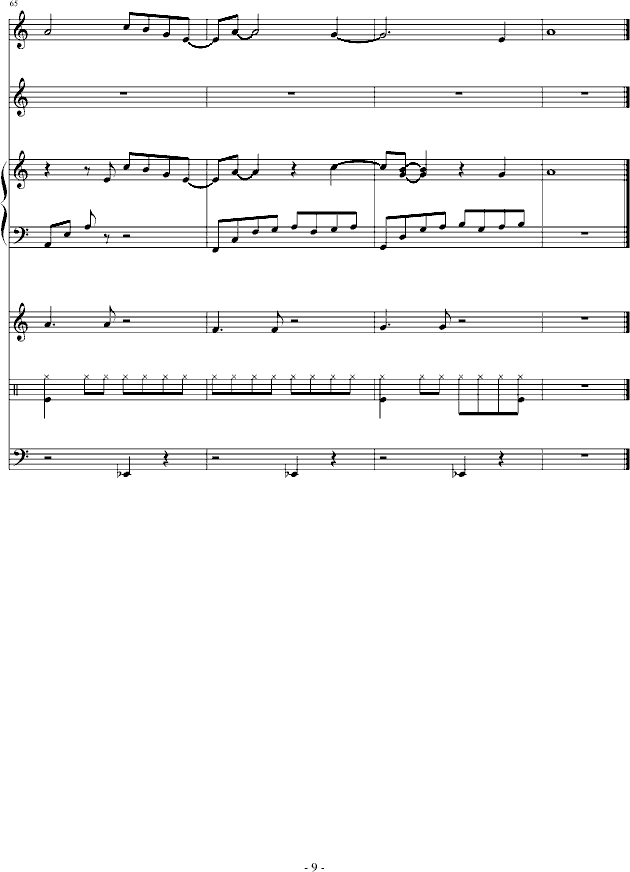 Farewell(钢琴谱)9