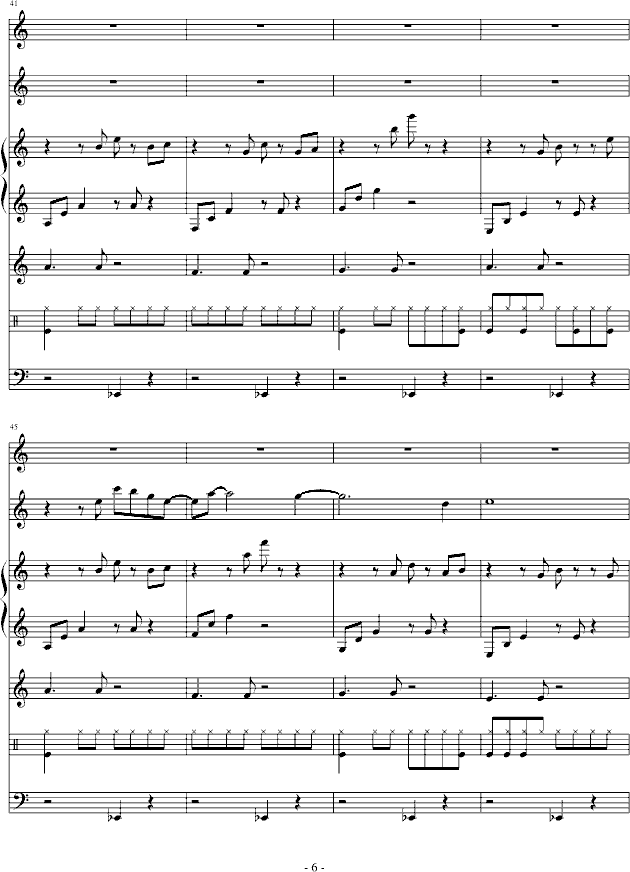 Farewell(钢琴谱)6