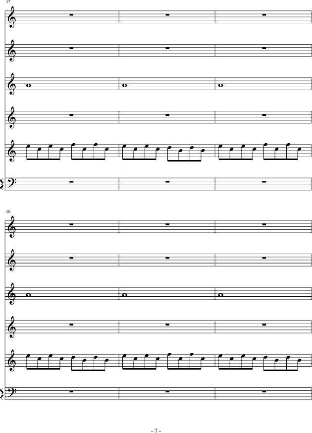 蝴蝶公墓(钢琴谱)7