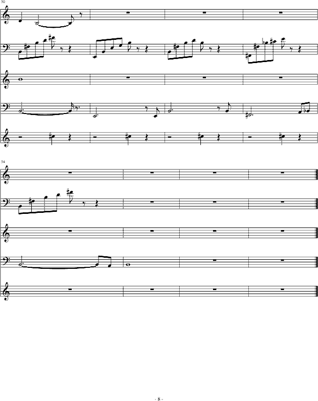 中国风【西湖相思】(钢琴谱)8