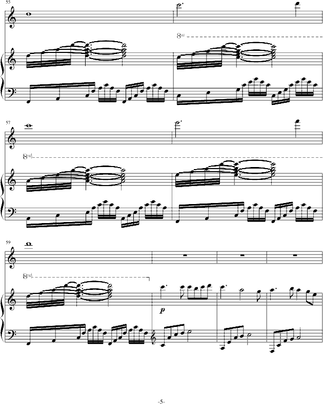 fall girl(钢琴谱)5