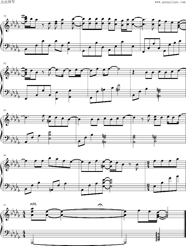 我爱他(钢琴谱)6