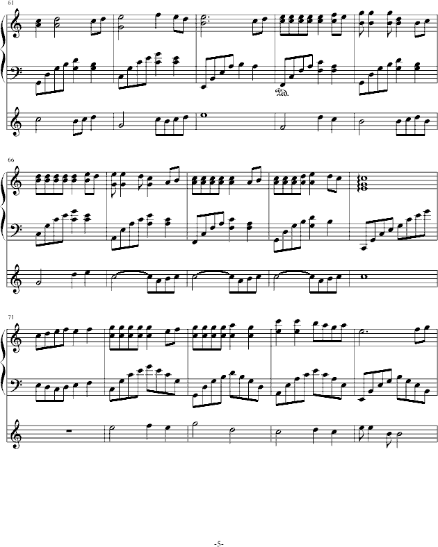 当幸福再袭(钢琴谱)5