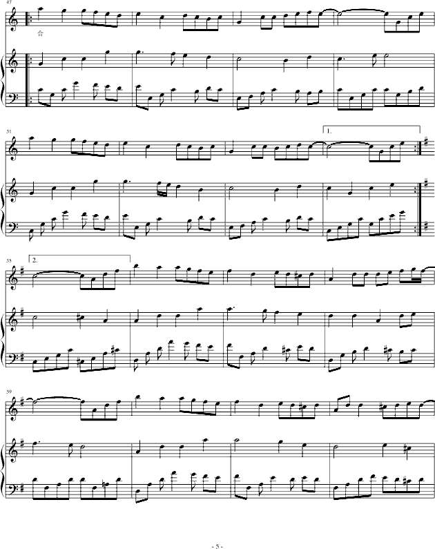 依林杰伦(钢琴谱)5