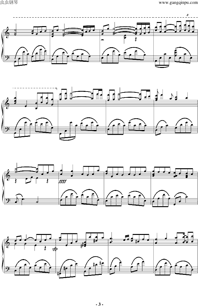 KISS  THE  RAIN(钢琴谱)3